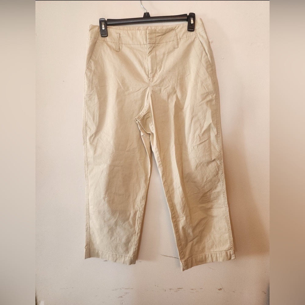 A New day tan high rise loose leg dress pants size 10
